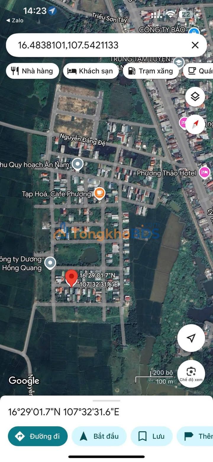 Đất Lô Góc 2 Mặt Tiền Ân Nam, Huế - 242m² Giá Tốt