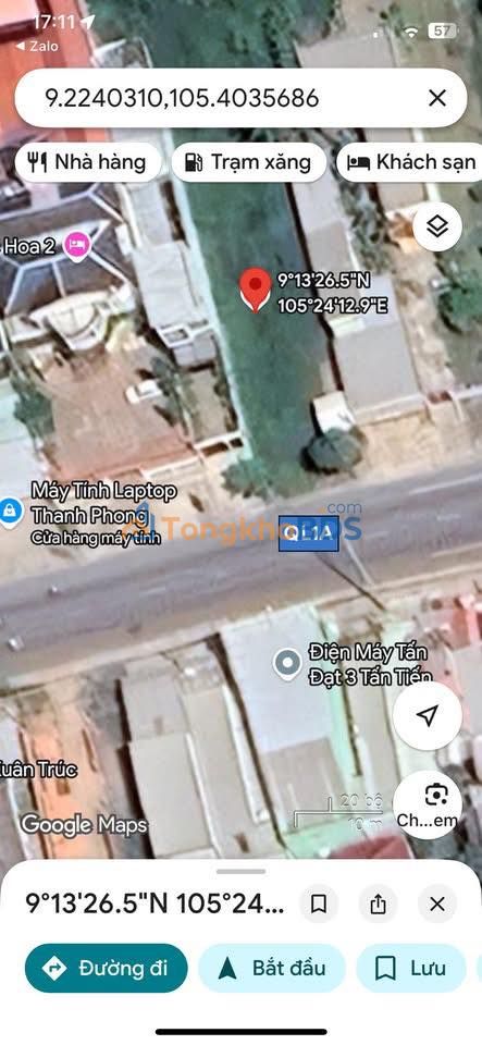 Đất nền Giá Rai 216m2 đầu 4 tỷ - Đầu tư dài hạn