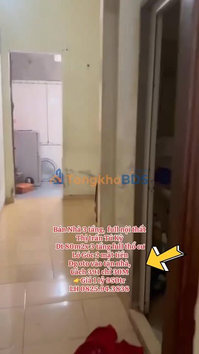 Nhà Quang Khải Tứ Kỳ 80m² 1.95 tỷ - Ô tô vào tận nhà