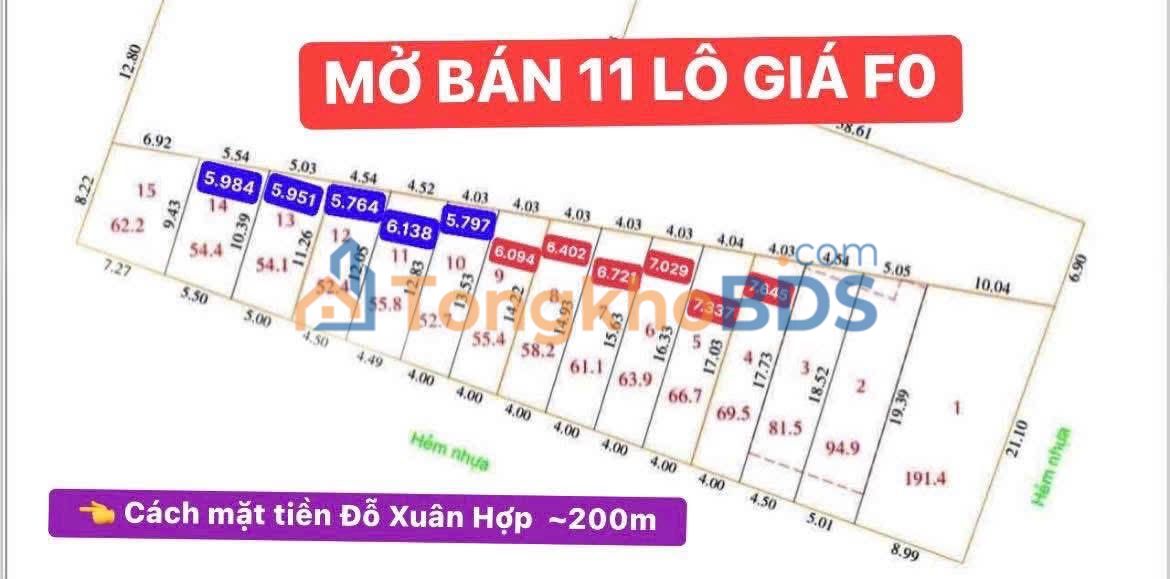 Đất Hẻm 12 Đường 339 Củ Chi 53m² 5.76 tỷ - Tiềm năng tăng giá