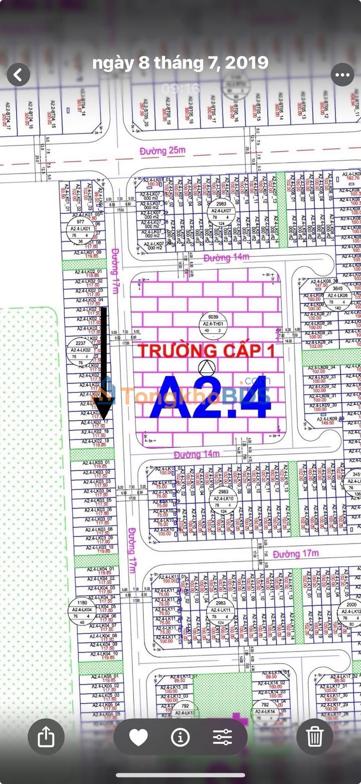 Bán LK Mặt Tiền Đường 17m, TP. Hải Dương - 117m², Sẵn Sàng Kinh Doanh