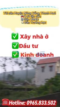 Đất nền Thôn Thị Long Tượng Sơn 223m² 850 triệu - Sổ đỏ chính chủ