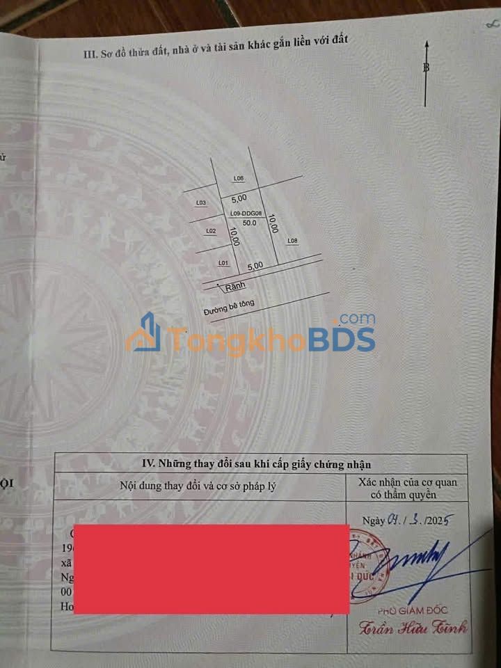 Đất phân lô Phương Canh Nam Từ Liêm 50m2 5 tỷ - Sổ đỏ chính chủ