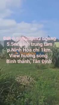 Đất Nền Ninh Hòa 200m² View Sông - Giá 1.1 Tỷ - Sổ Đỏ Rõ Ràng