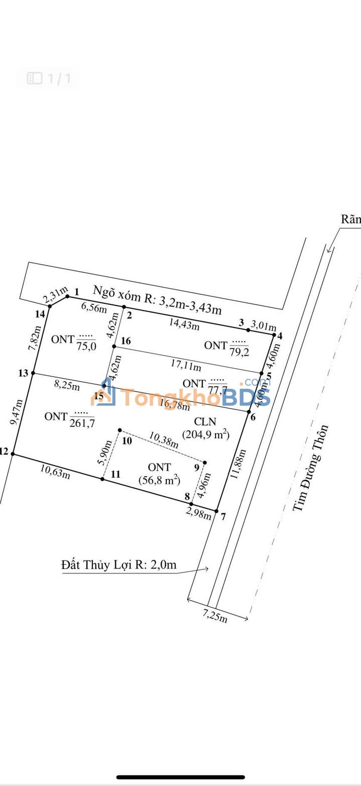 Đất nền Cẩm La Thanh Sơn 77m2 giá 1 tỷ - Tiềm năng tăng giá