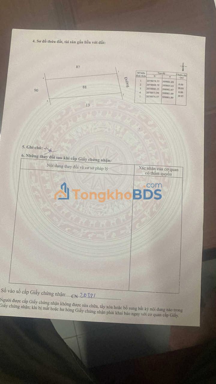 Đất nền Khánh Hợp Nghi Lộc 124m² - Tiềm năng tăng giá