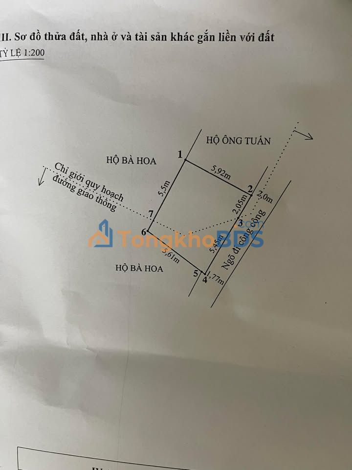 Nhà Ngõ 350 Hùng Vương 45m² 1.59 tỷ - Ô tô vào nhà
