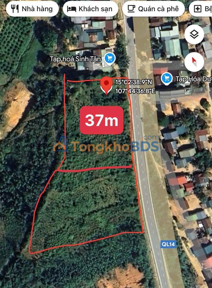 Đất nền QL14 Đăk Tô 1.110m² - Đầu tư dài hạn