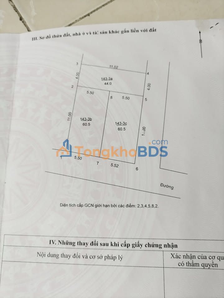 Đất nền Quang Minh 44m² 3 tỷ - Sổ đỏ chính chủ