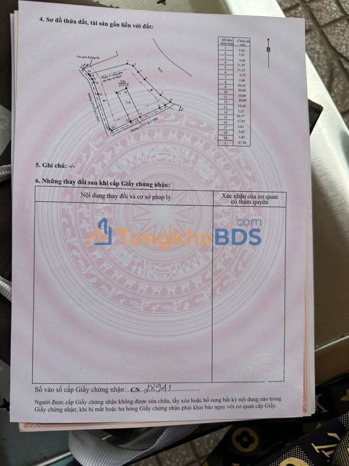 Đất nền Tân Lân Long An 2.617m2 6 tỷ - Sổ đỏ chính chủ