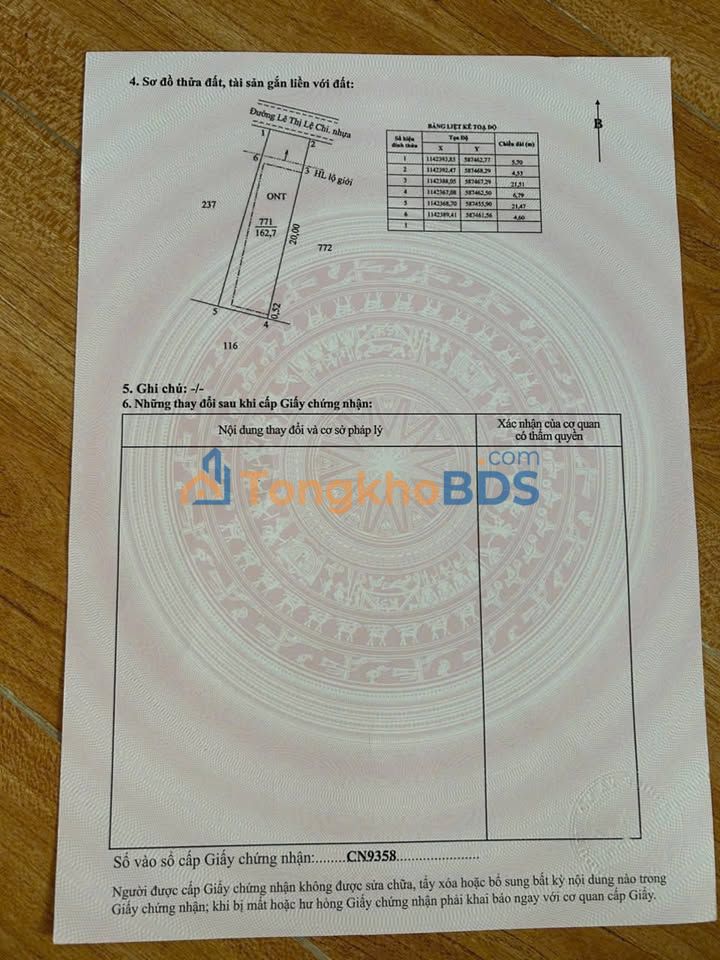 Đất nền Bình Ninh 289m2 399 triệu - Đường ô tô 6T