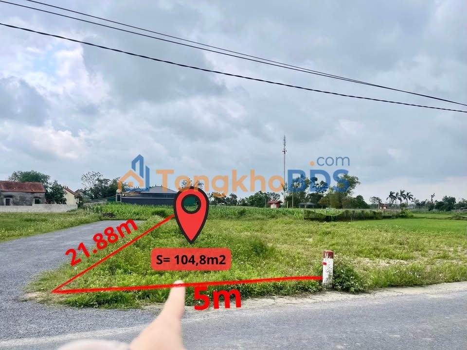 Đất Nền Nghi Lộc 104.8m² - Vị Trí Trung Tâm, Giá 2.3 Tỷ