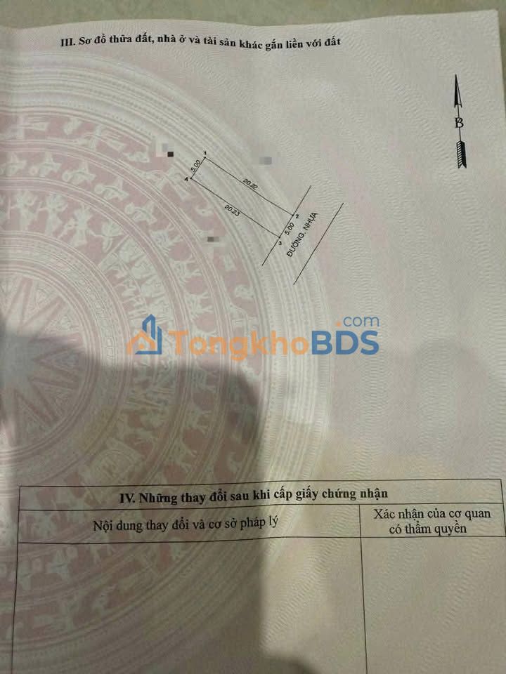 Đất Nền Dĩ An 101m² Hướng Đông Nam - Sổ Đỏ Vuông Vắn, Giá 4.5 Tỷ