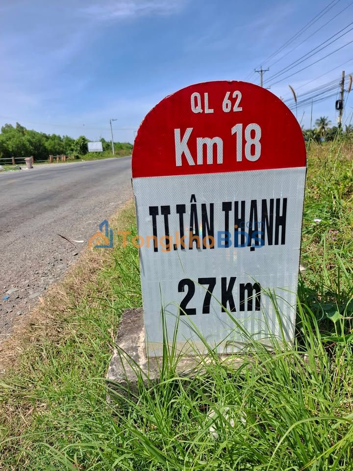 Đất SXKD QL62 Tân Tây 18.000m² giá 108 tỷ - Pháp lý rõ ràng