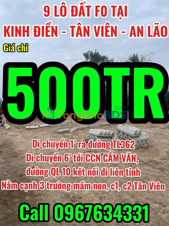 Đất nền TL362 Chương Mỹ 60m² giá 500tr - Hạ tầng hoàn chỉnh