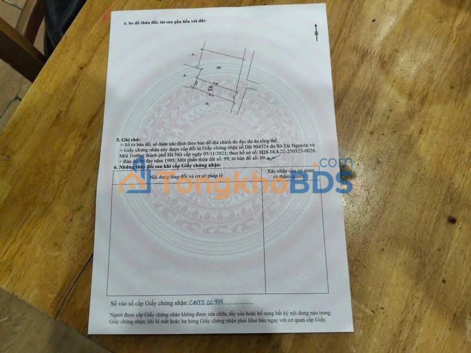 Đất nền Mỹ Hưng Thanh Oai 64,5m² giá thỏa thuận - Sổ đỏ chính chủ