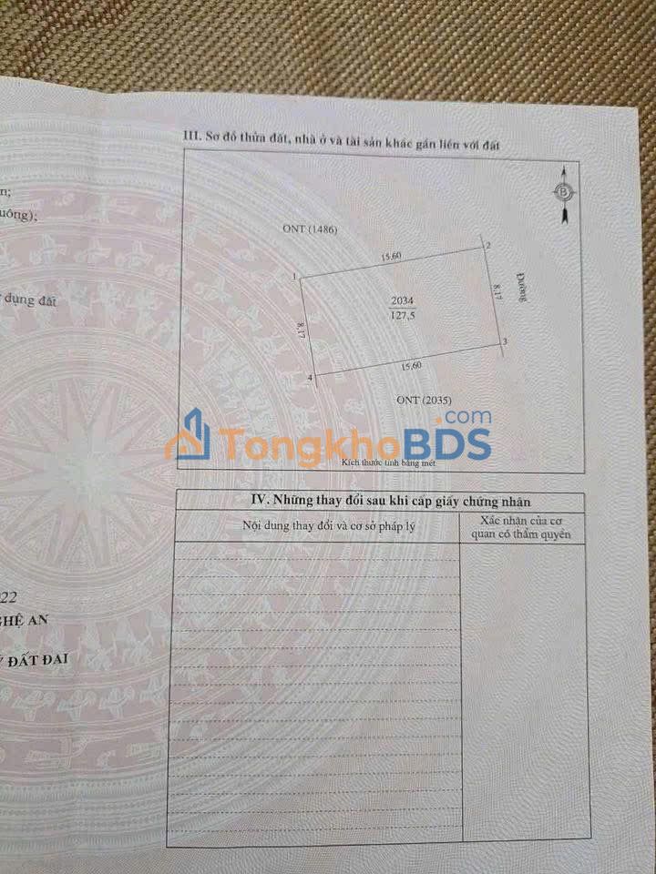 Bán Đất Nền Hưng Nguyên 127.5m² - Sẵn Sổ Đỏ, Mặt Tiền Rộng, Gần Cao Tốc