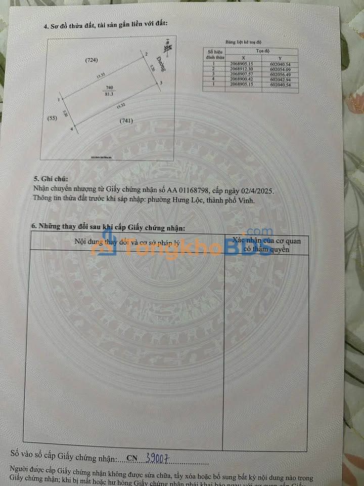 Đất nền Entit Hưng Tây 81.3m² 1.9 tỷ - Sổ đỏ chính chủ