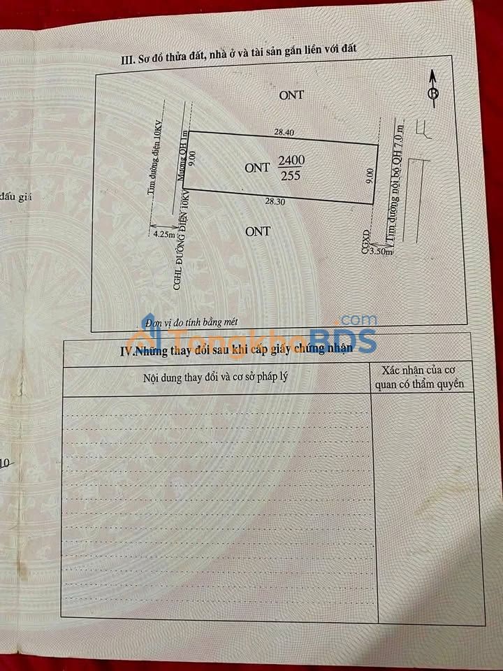 Đất nền Xuân Thành Yên Thành 252m² 2 tỷ - Thổ cư 100%