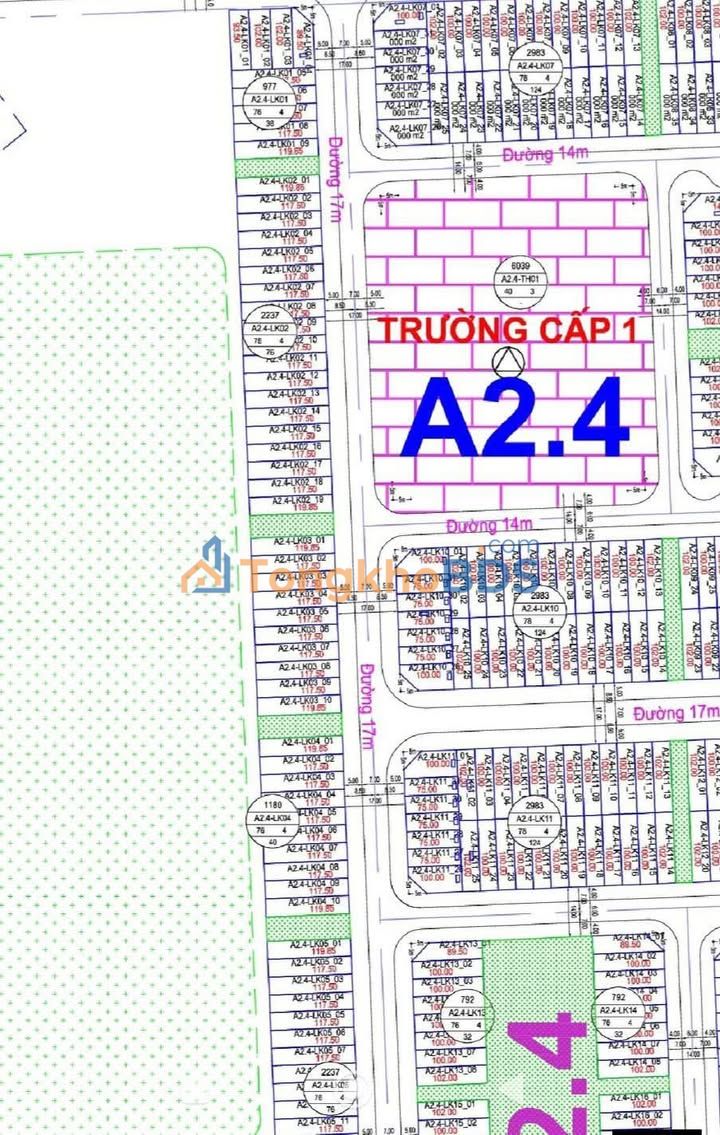 Townhouse Thanh Hà 118m² giá 10,62 tỷ - Vị trí đắc địa