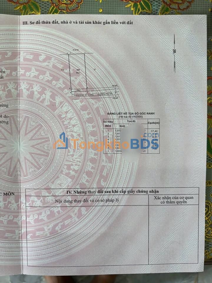 Bán Đất Hóc Môn 152m² - Hẻm Xe Tải, Full Thổ Cư, Giá 4 Tỷ Hơn