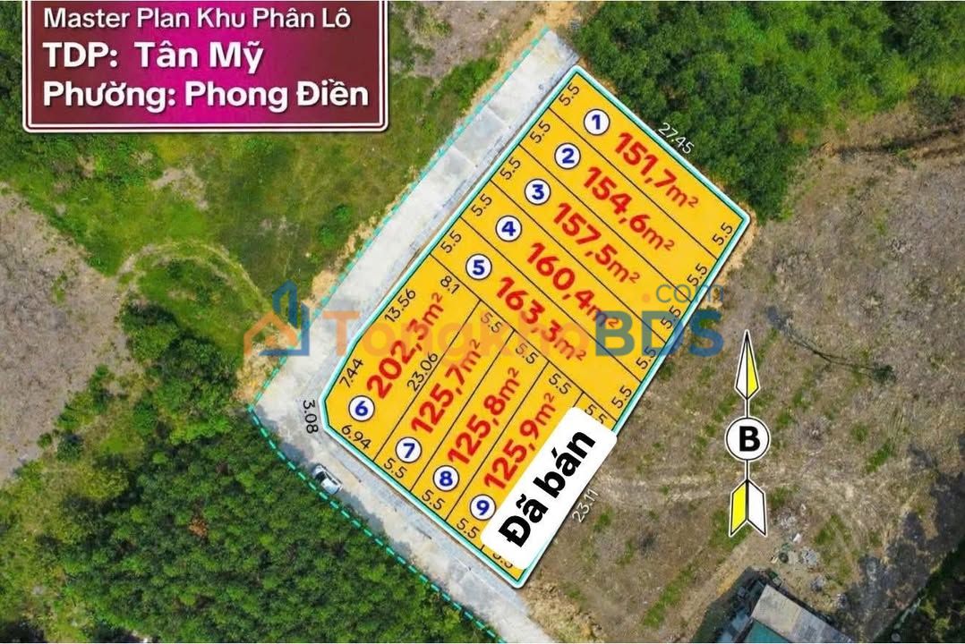 Đất nền Phong Điền Huế 125m² 199tr - Sổ đỏ chính chủ