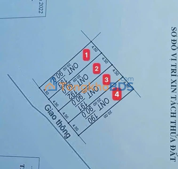 Đất nền Vân Trường Tiền Hải 90m² giá 500-599 triệu - Thổ cư 100%