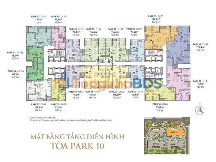 Căn hộ Times City 70m² 8.7 tỷ - View đẹp sẵn ở