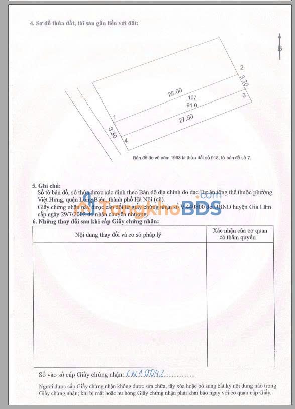 Đất nền Việt Hưng Long Biên 178m² 40.94 tỷ - Sổ đỏ chính chủ