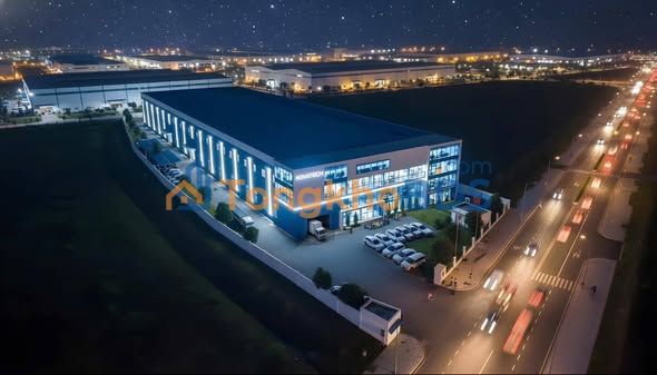 Cho thuê nhà xưởng 9.800m² tại KCN Jutech, Bắc Ninh - Sẵn sàng tháng 7/2026