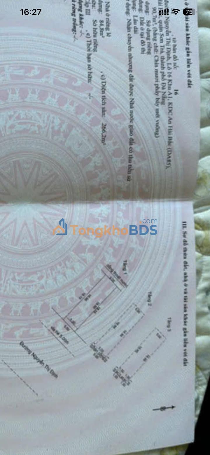 Mặt Tiền Nguyễn Thị Định Sơn Trà 90m² - Kinh Doanh Đỉnh Cao Gần Cầu Rồng