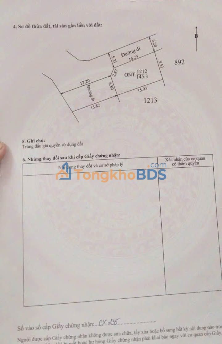 Đất nền Quảng Phú Quảng Điền 145m² 300tr - Sổ đỏ