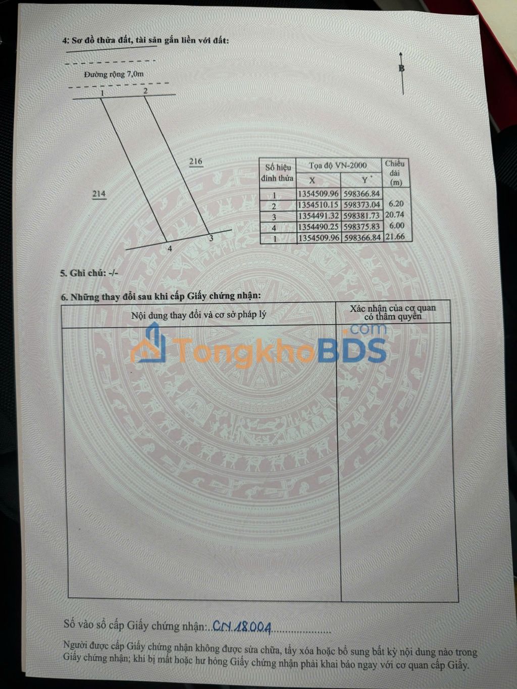 Đất nền Vĩnh Thái Nha Trang 122m2 40tr/m2 - Sổ đỏ