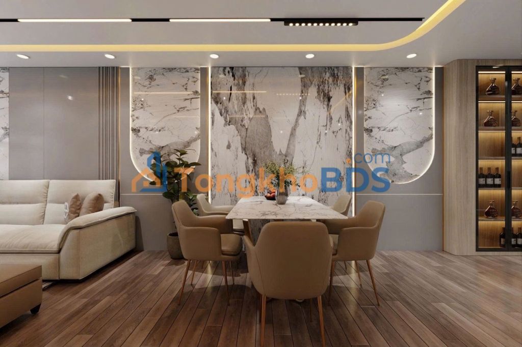 Nhà Đàm Quang Trung Long Biên 60.3m² - Thang Máy, Gara Ô Tô, Full Nội Thất Cao Cấp