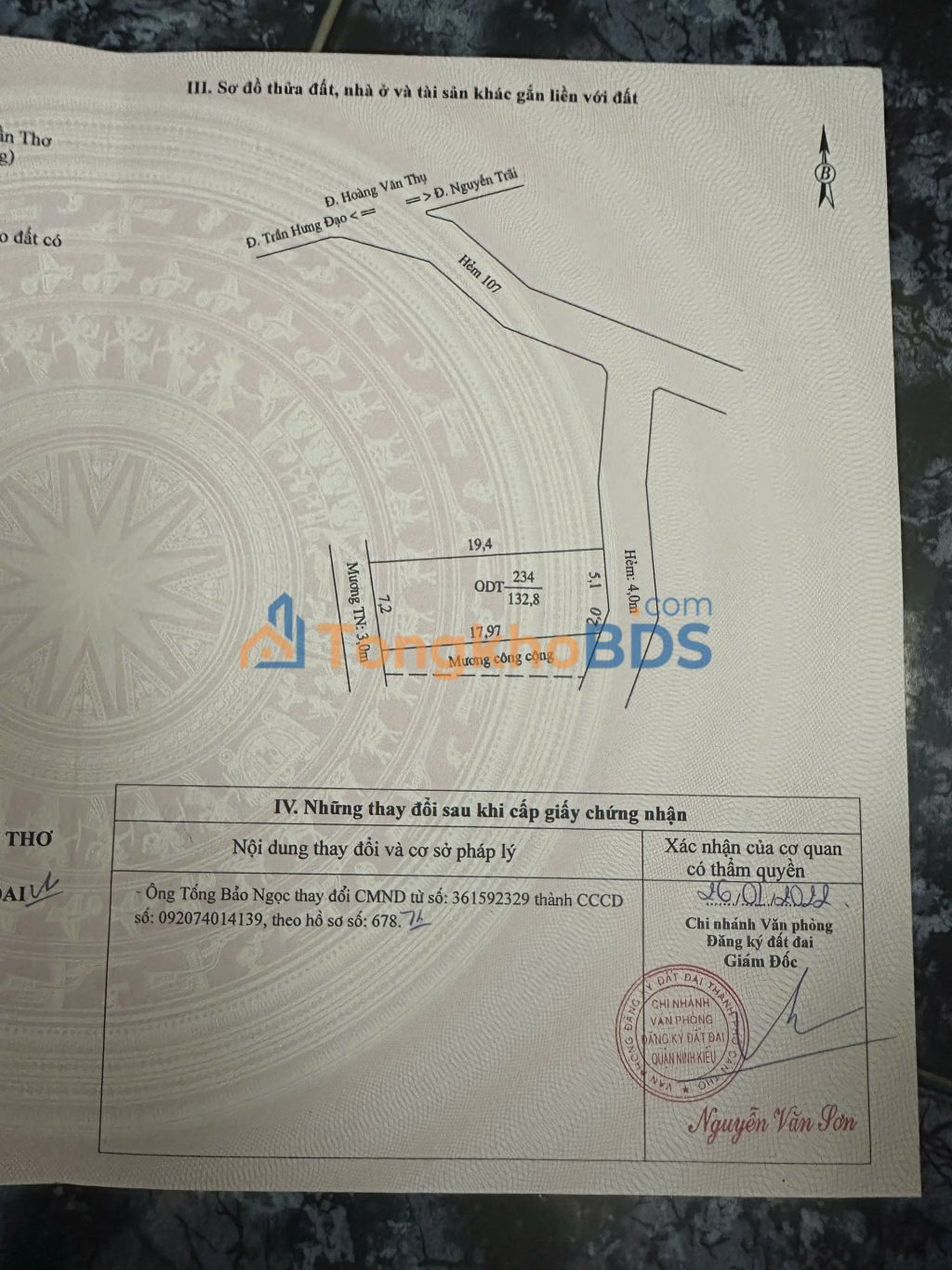 Đất nền An Cư Ninh Kiều 133m² 6,8 tỷ - Sổ đỏ chính chủ