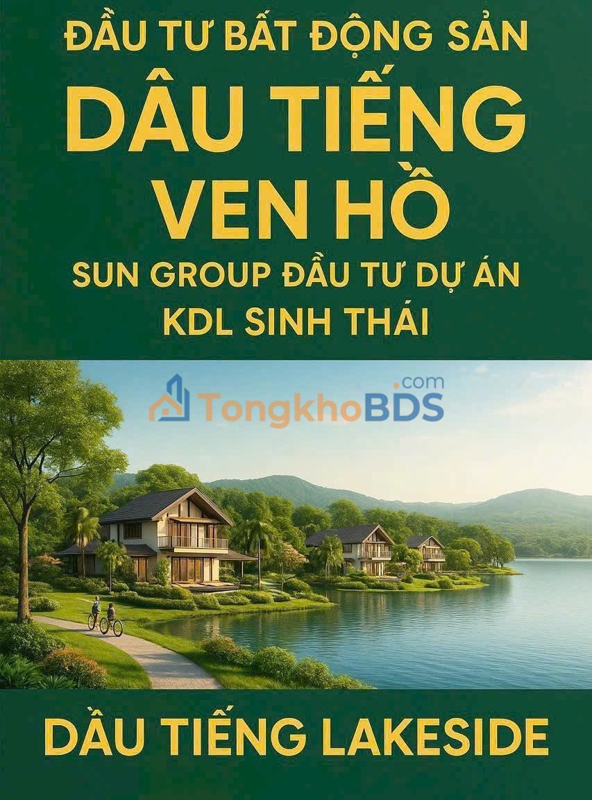 Đất nền Minh Thạnh Dầu Tiếng 225m2 540 triệu - Sổ đỏ chính chủ