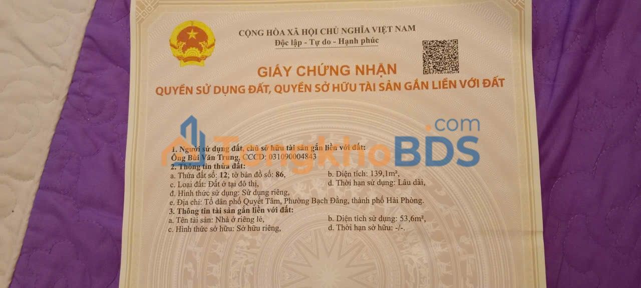 Đất nền Minh Đức Thủy Nguyên 139m² thỏa thuận - Sổ đỏ chính chủ