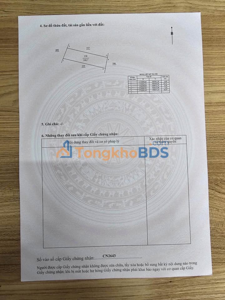 Đất nền Châu Thành, Bến Tre 240m² - Sổ đỏ sẵn, giá 1.7 tỷ