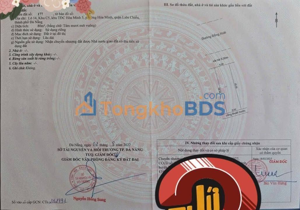 Đất Mặt Tiền Đồng Xoài - Kinh Doanh Sầm Uất, 80m², 4.95 Tỷ