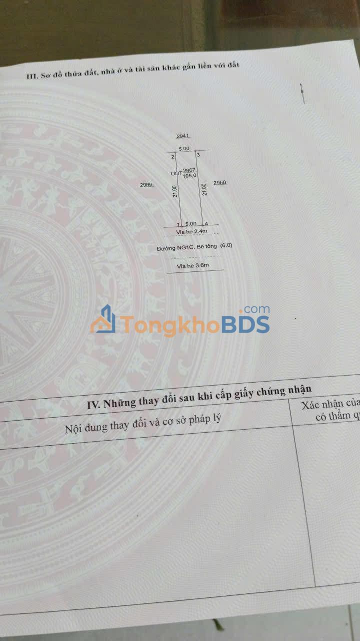 Đất nền Mỹ Phước 3 105m² 1.65 tỷ - Sổ đỏ chính chủ