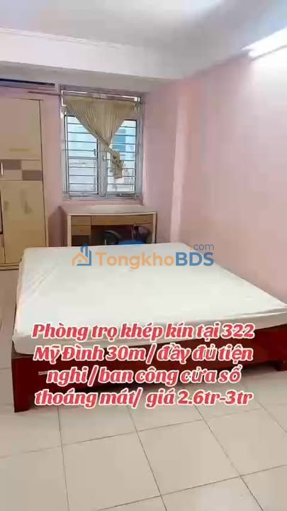 Phòng trọ Mỹ Đình 30m² giá 2.8 triệu - Sẵn sàng ở ngay