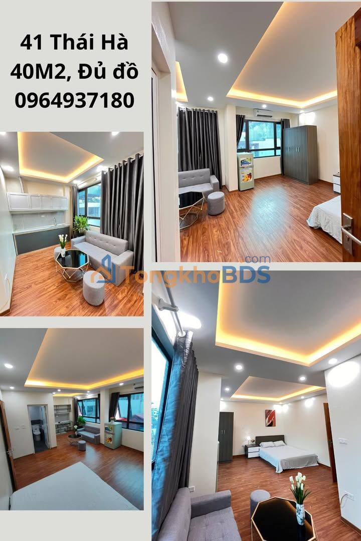Studio 40m² Thái Hà, Đống Đa - Giá 6 Triệu, Sẵn Ở Ngay