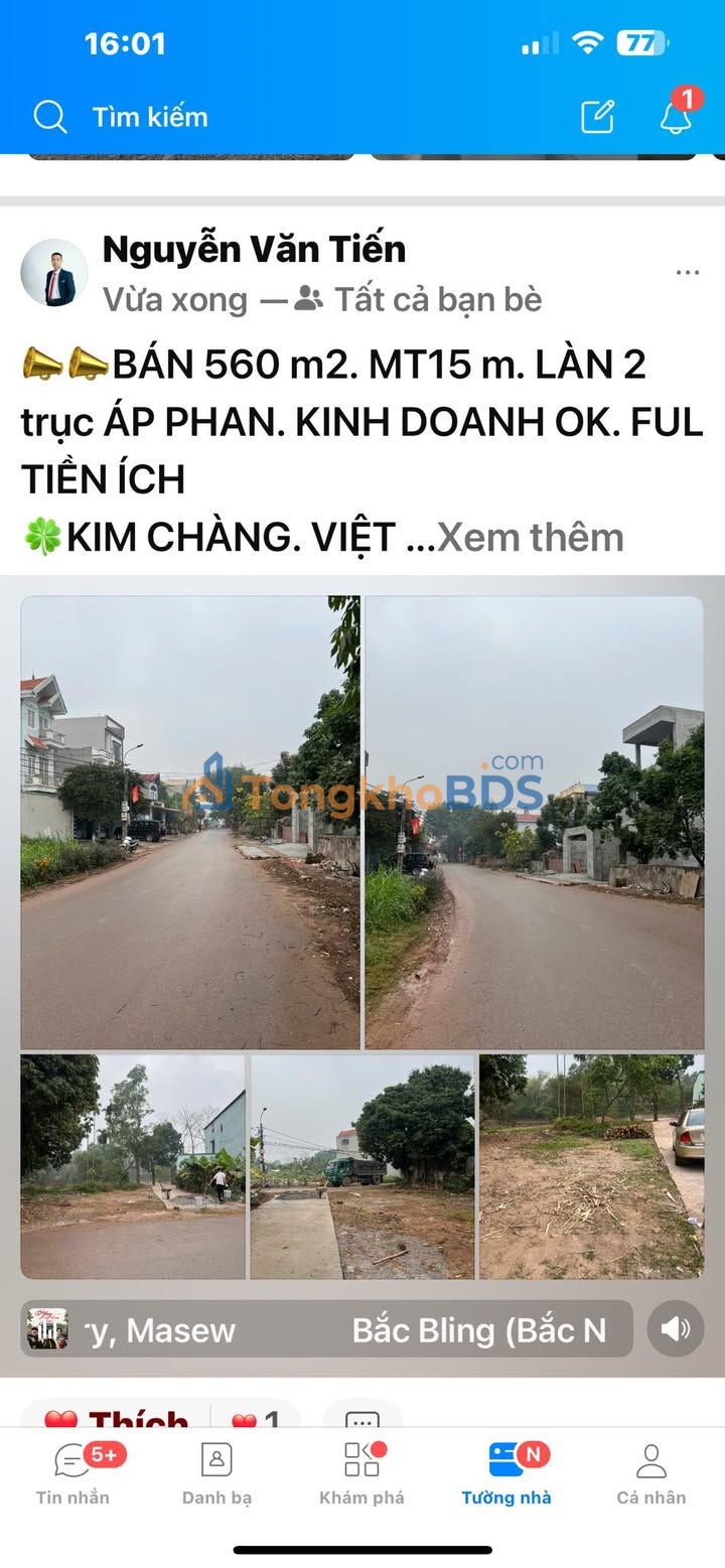 Bán đất 560m² Việt Lập, Bắc Giang - Kinh doanh tốt, gần CCN, hơn 2 tỷ