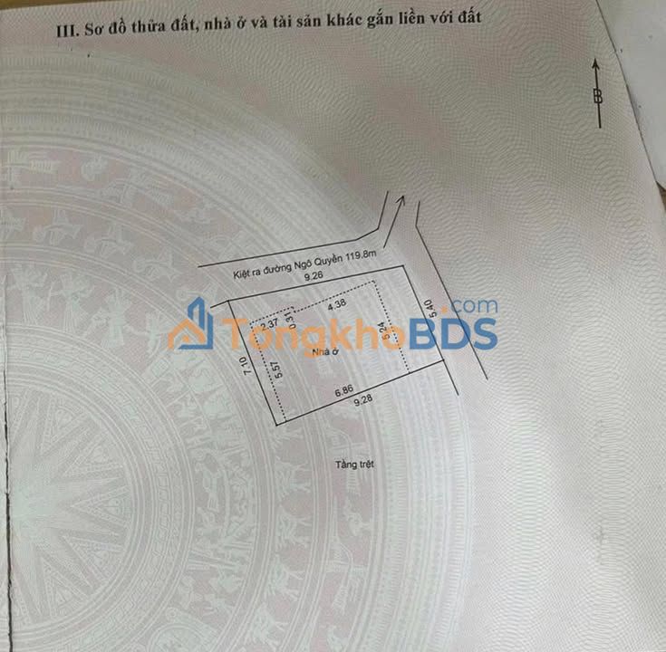 Đất nền Trần Hưng Đạo Sơn Trà 57m² 3 tỷ - Giá tốt hiếm có