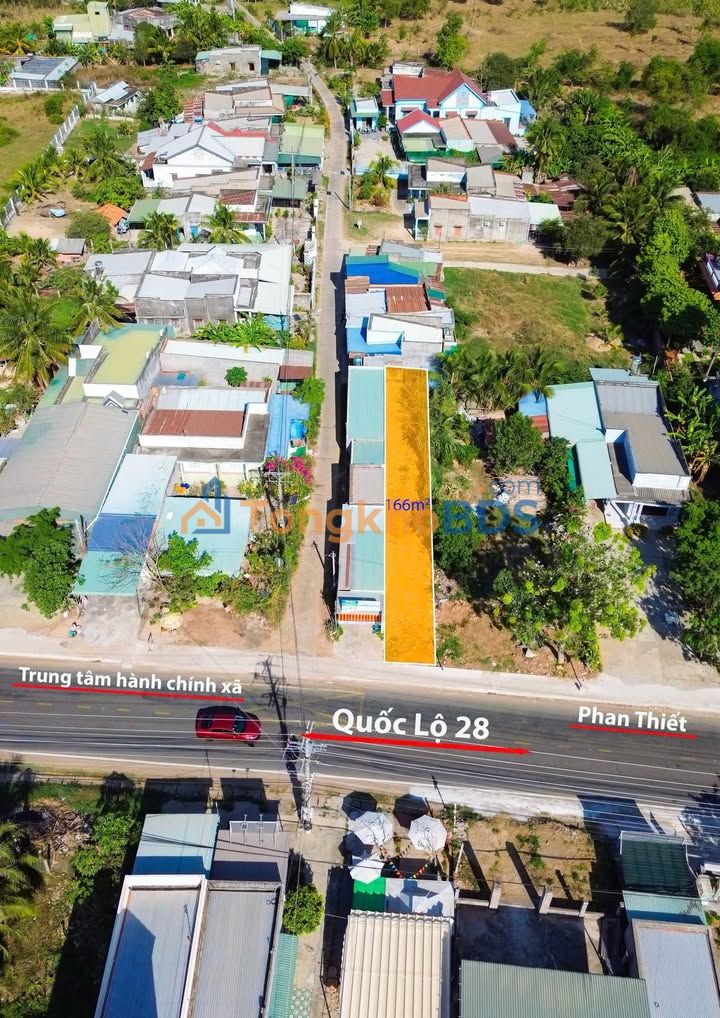 Bán Đất Mặt Tiền QL28 Hàm Liêm, Bình Thuận - 166.8m² Kinh Doanh Giá 1.4 Tỷ