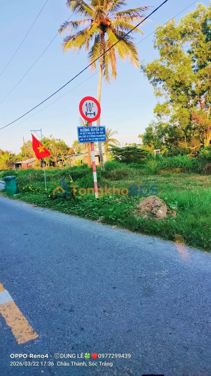 Đất Vườn Sóc Trăng 3000m² Mặt Tiền Lộ Ô Tô - Giá Đầu Tư 1.2 Tỷ