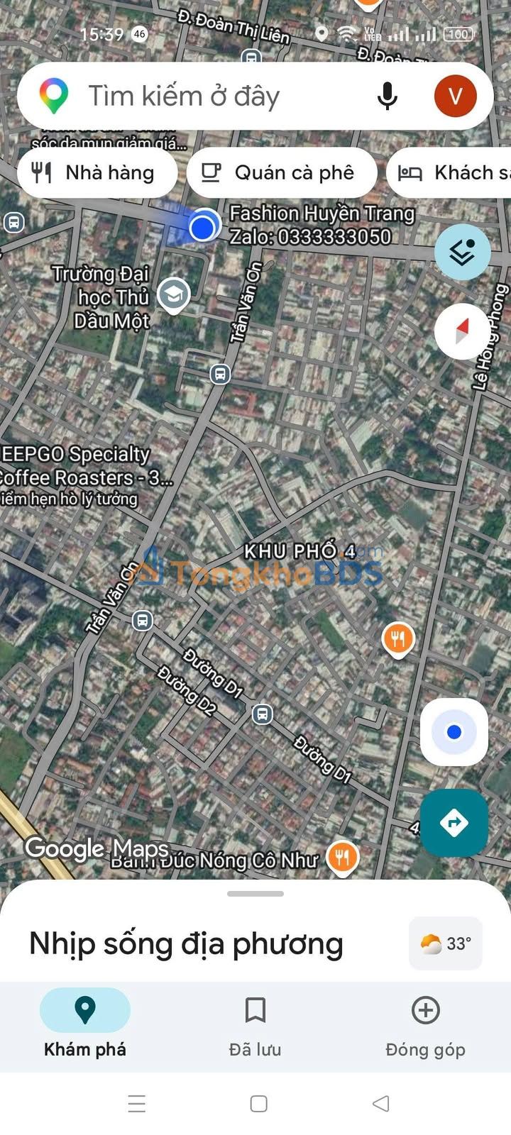 Đất Thổ Cư 194m² Cạnh Đại Học Thủ Dầu Một - Giá 7 Tỷ