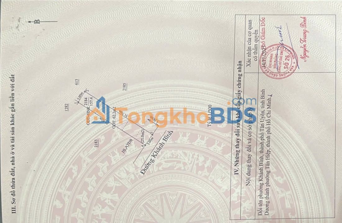 Bán đất Tân Uyên 165m² - Gần chợ, trường, dân cư đông đúc