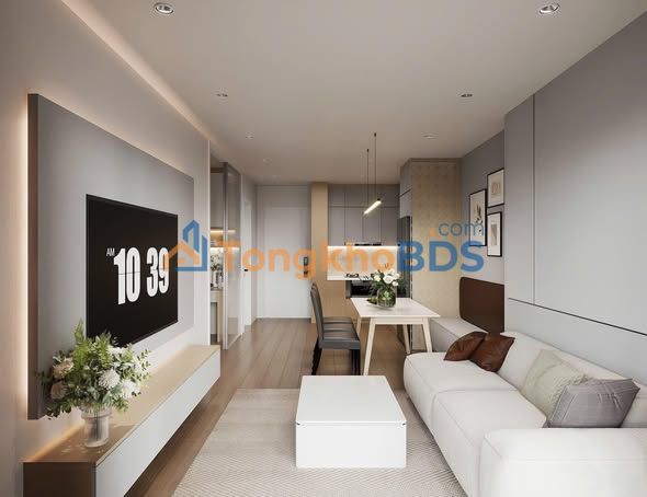 Cho thuê căn hộ 2PN Masteri West Heights, Hà Đông - View hồ 53.5m², 15 Triệu/Tháng