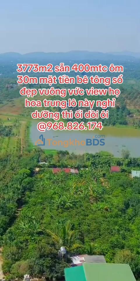 Đất Nền Nghỉ Dưỡng Di Linh 3773m² - View Hồ Tự Nhiên, Giá Tốt